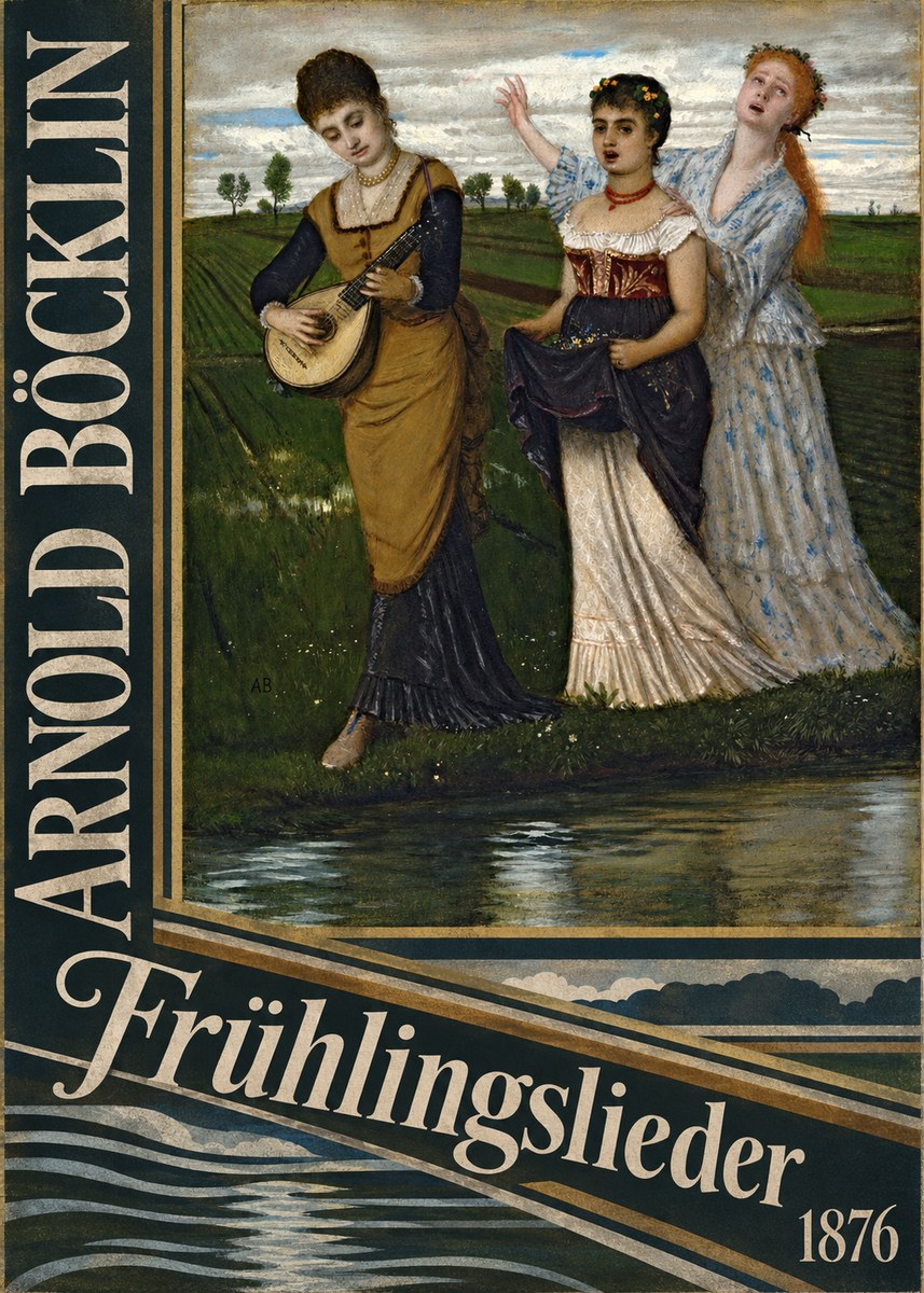 Arnold Böcklin Frühlingslieder No6 - Affiche