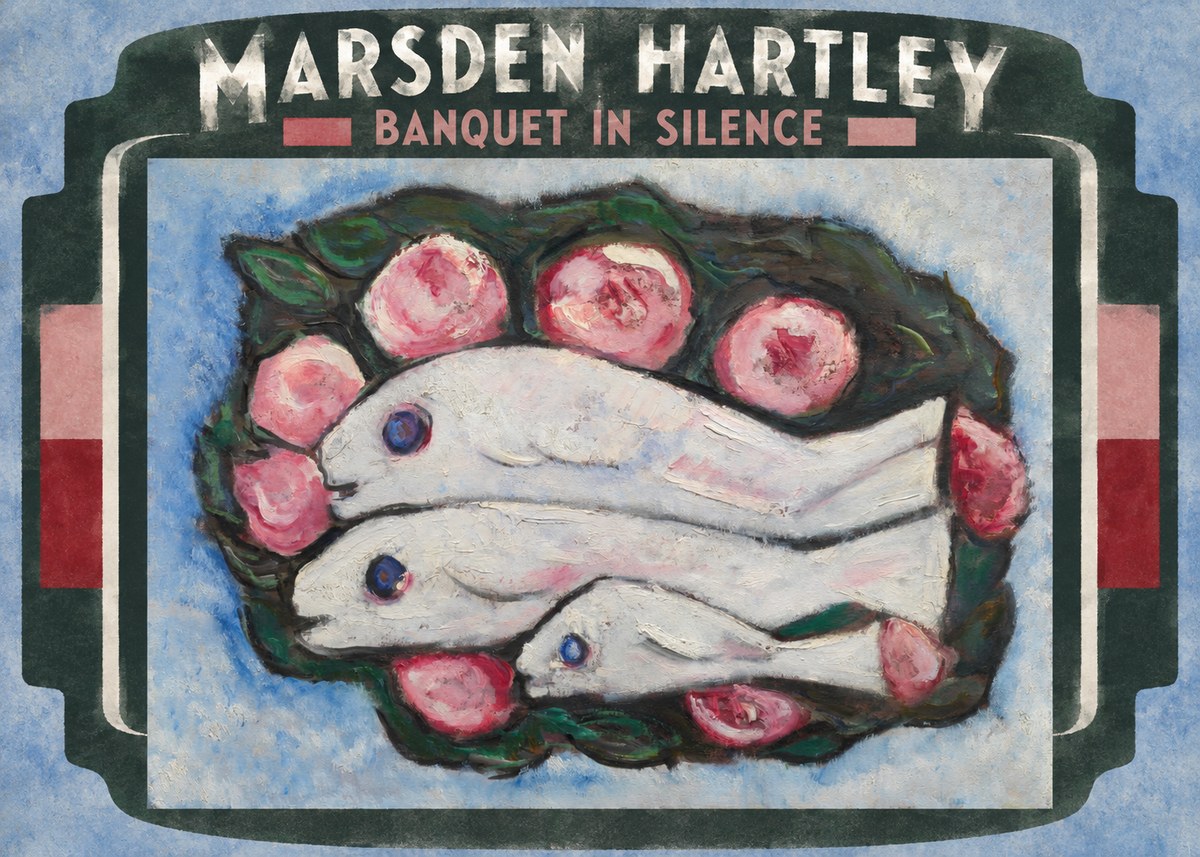 Marsden Hartley Banquet in Silence No3 - Affiche