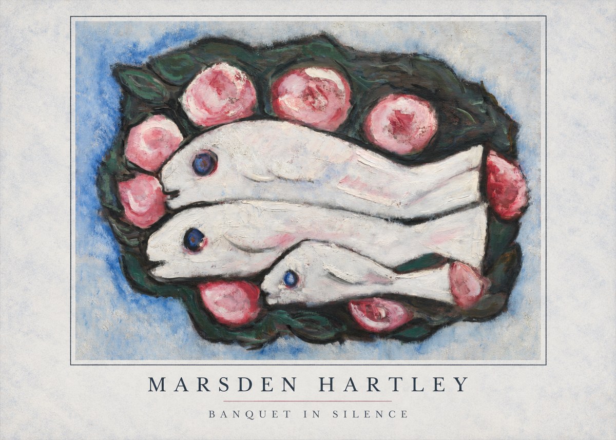 Marsden Hartley Banquet in Silence No4 - Affiche