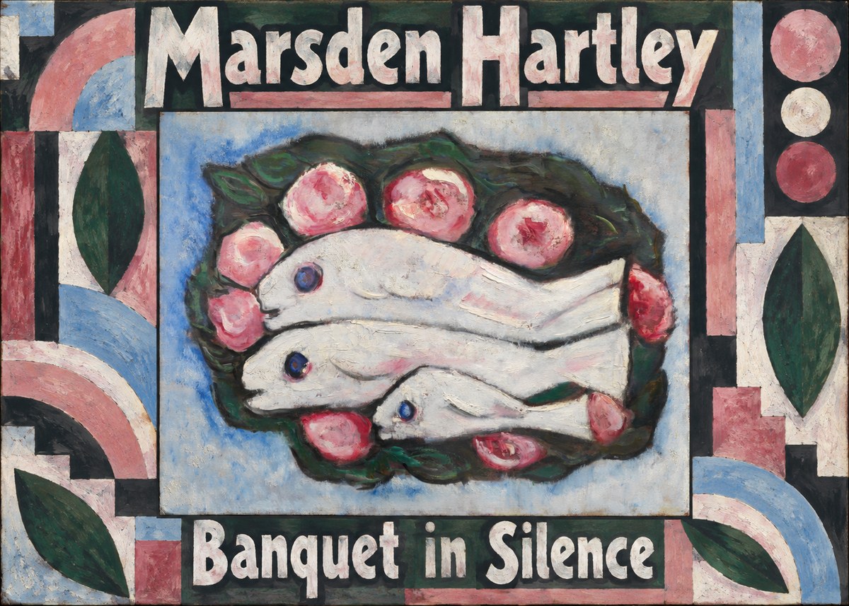 Marsden Hartley Banquet in Silence No5 - Affiche