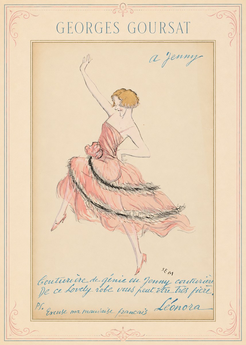 Georges Goursat A Jenny No1 - Affiche