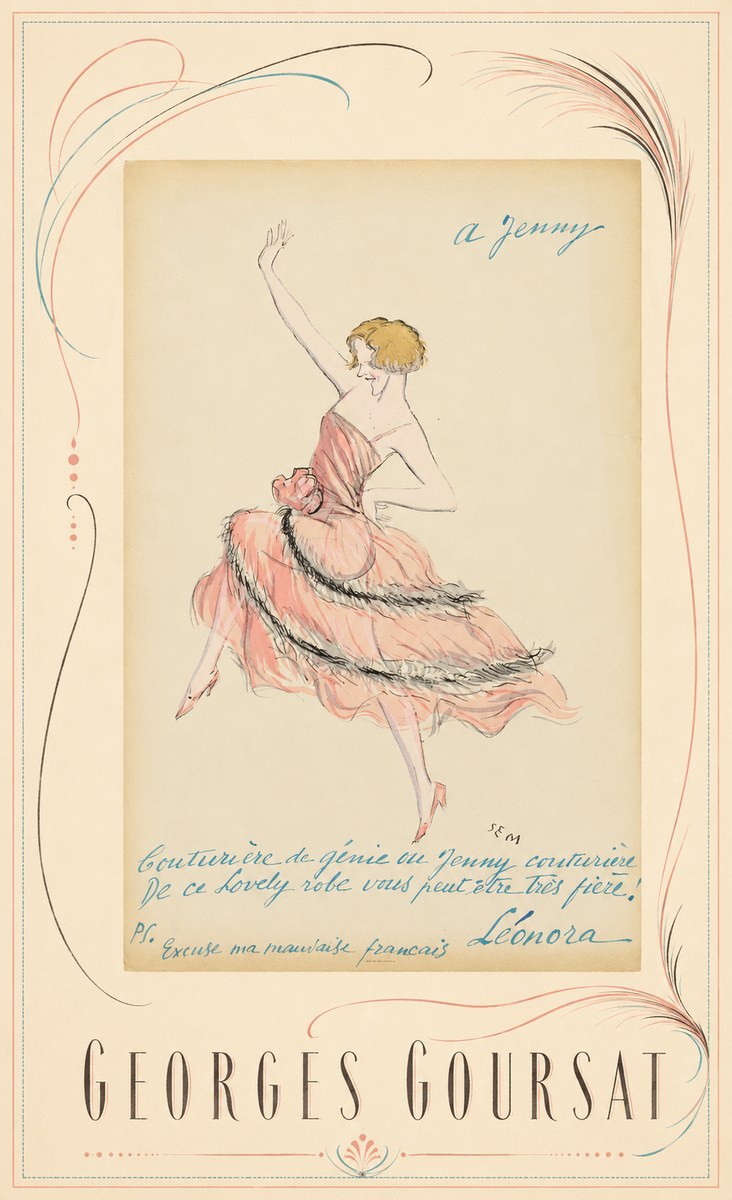 Georges Goursat A Jenny No4 - Affiche