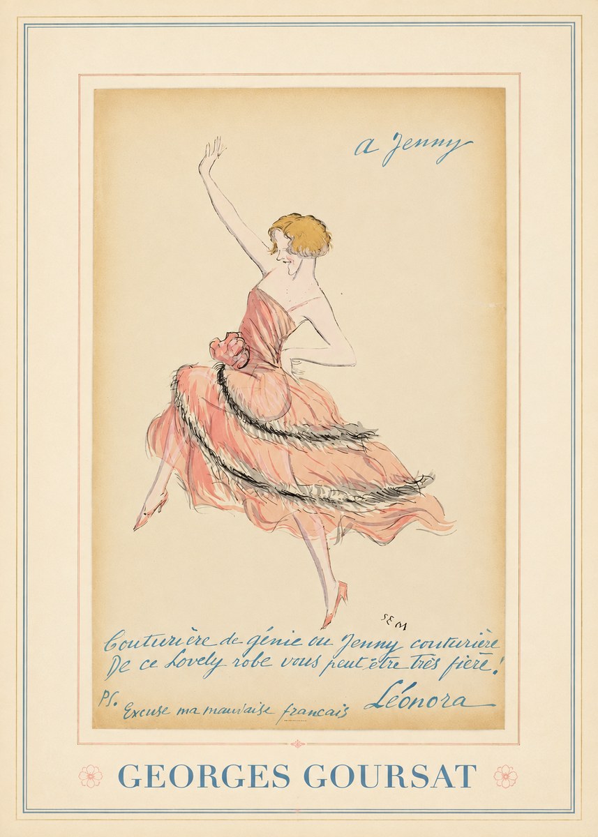 Georges Goursat A Jenny No6 - Affiche
