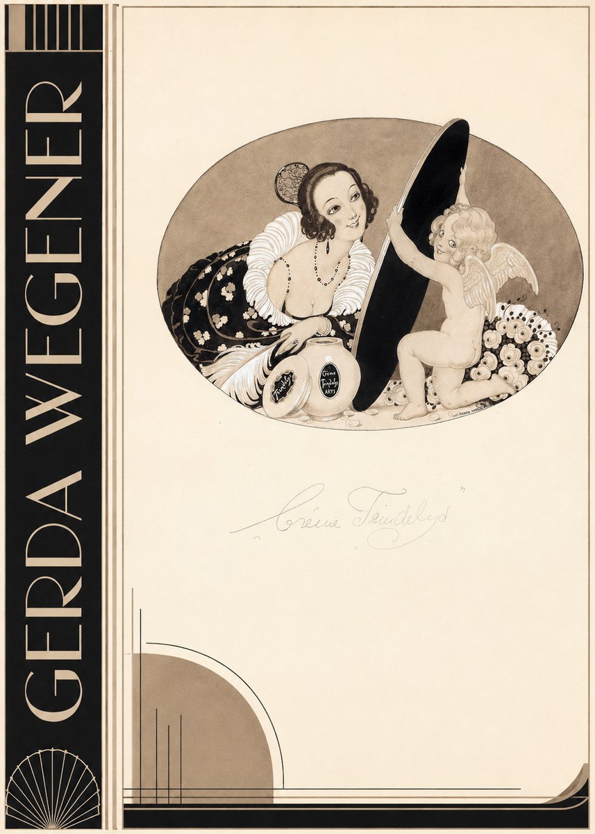 Gerda Wegener Crème Teindelys II No4 - Affiche