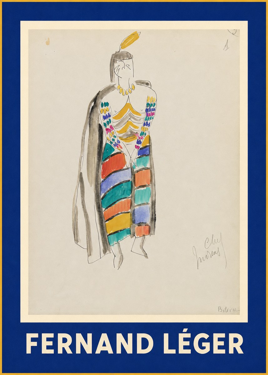 Fernand Léger Chef Moreau No1 - Affiche
