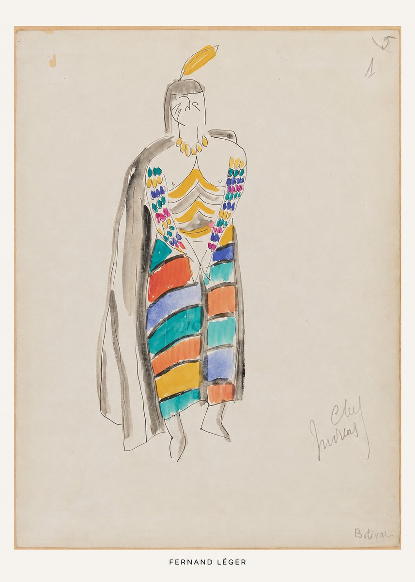 Fernand Léger Chef Moreau No6 - Affiche