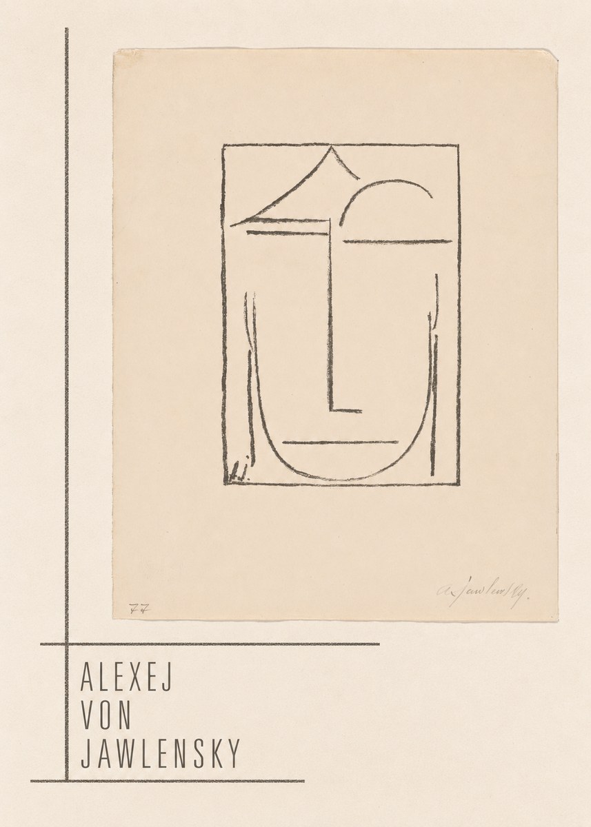 Alexej von Jawlensky Abstract Head No2 - Affiche