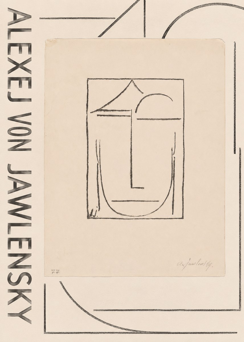 Alexej von Jawlensky Abstract Head No6 - Affiche