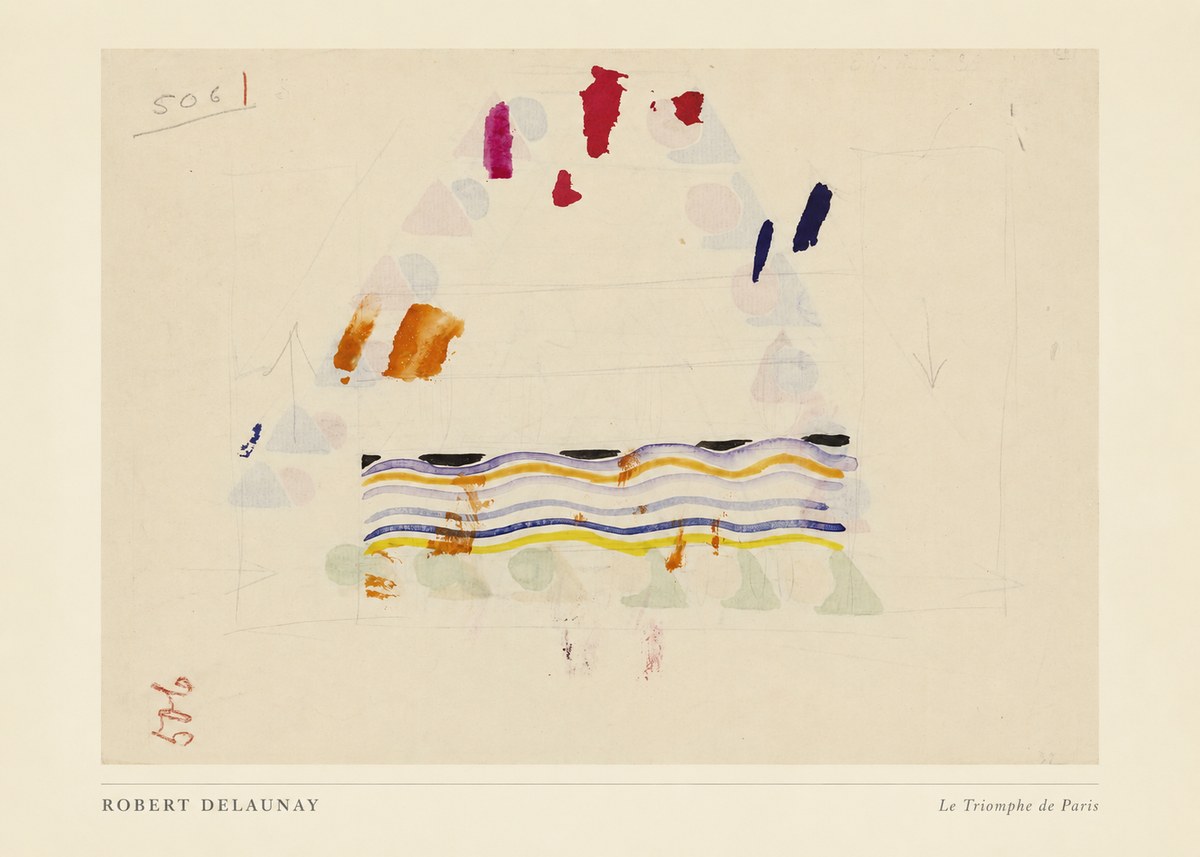 Robert Delaunay Le Triomphe De Paris V No4 - Affiche