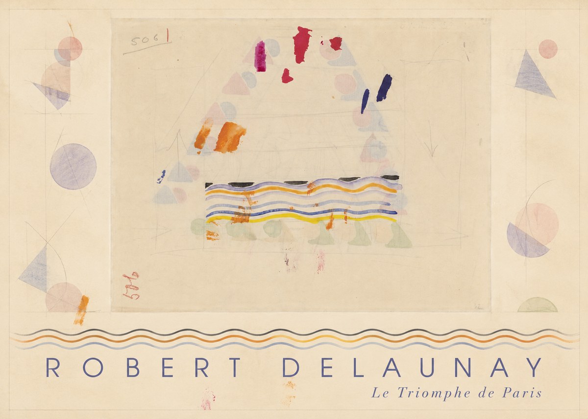 Robert Delaunay Le Triomphe De Paris V No6 - Affiche