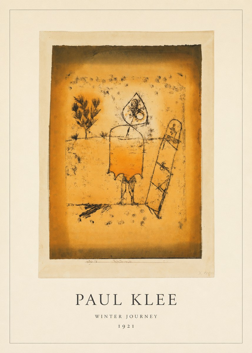 Paul Klee Winter Journey No4 - Affiche
