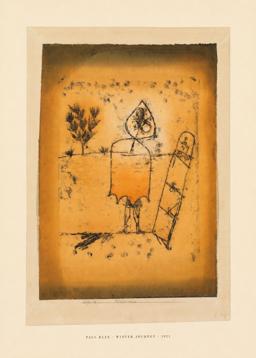 Paul Klee Winter Journey No5 - Affiche