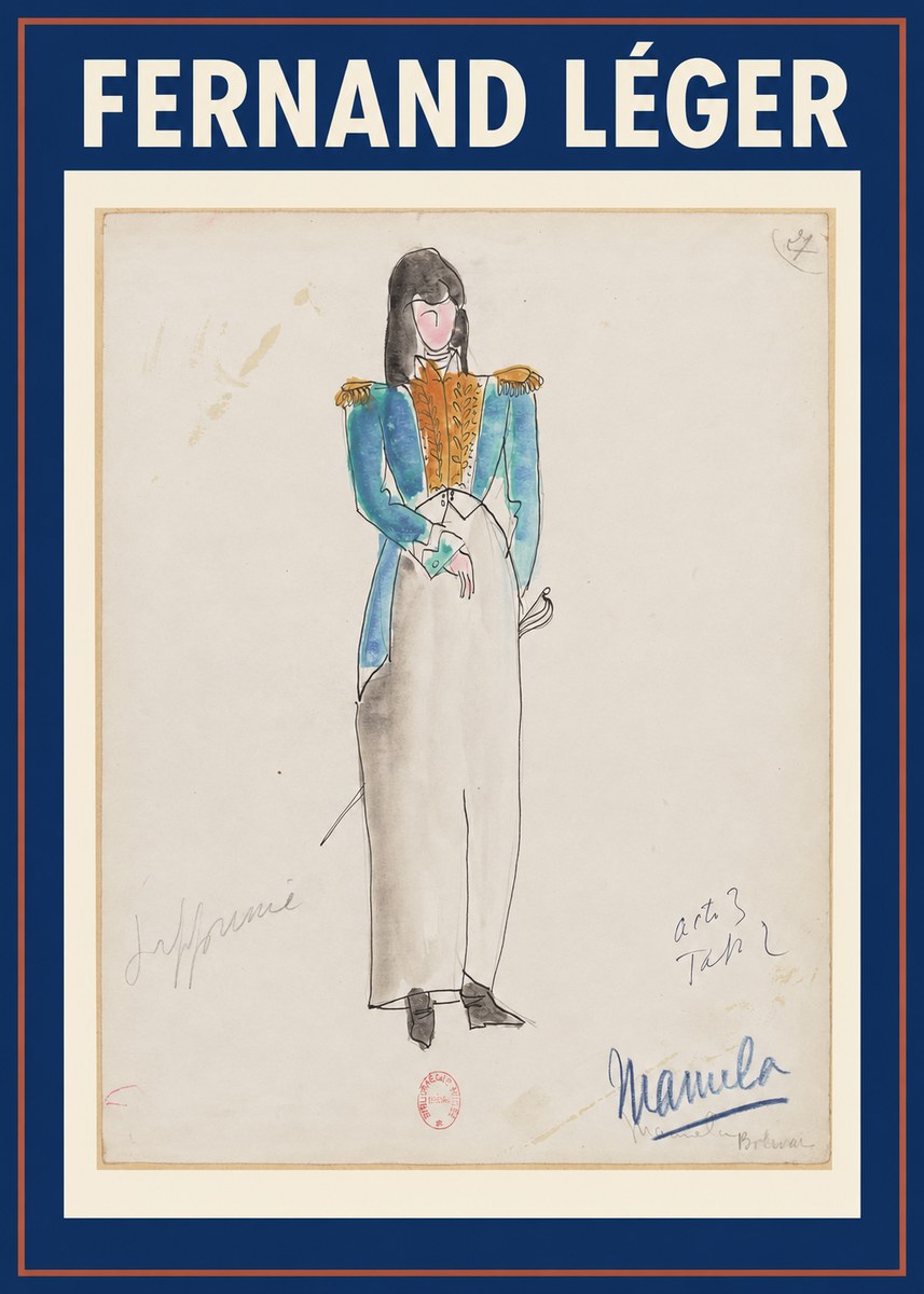 Fernand Léger Manuela Bolivar No1 - Affiche