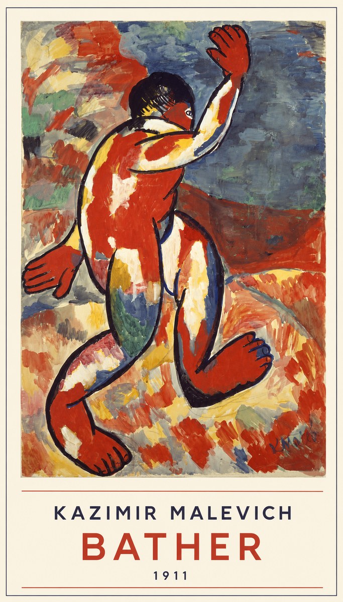 Kazimir Malevich Bather - 1911 No6 - Affiche