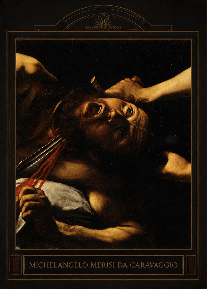 Michelangelo Merisi da Caravaggio David with the Head of Goliath IV No3 - Affiche