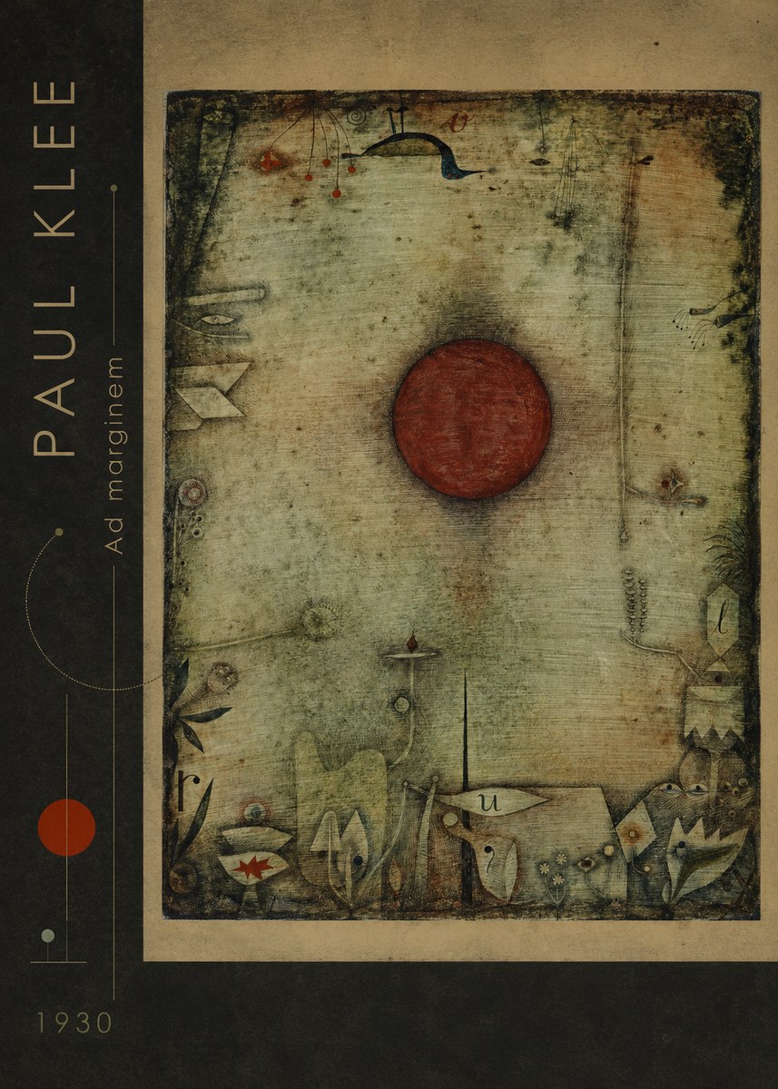 Paul Klee Ad Marginem No2 - Affiche