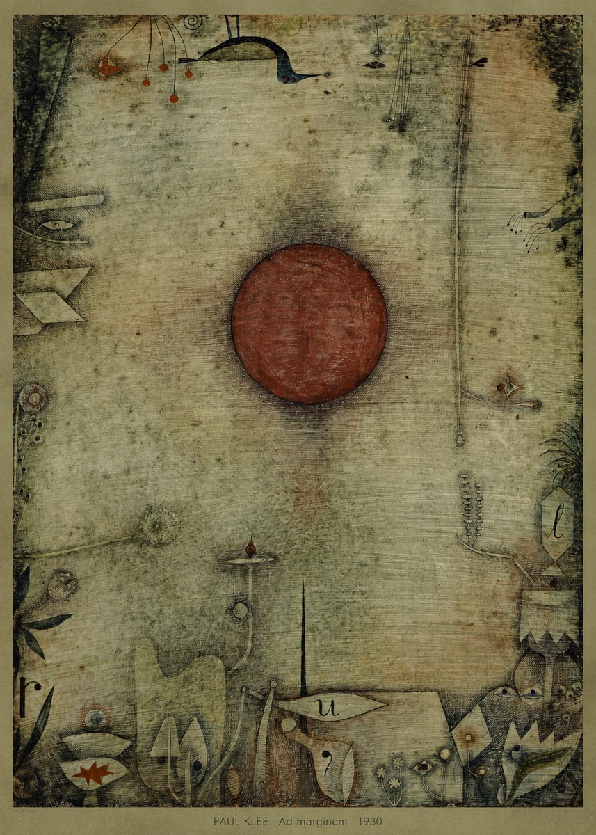 Paul Klee Ad Marginem No6 - Affiche