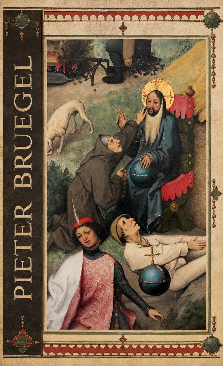 Pieter Bruegel The Adoration of the Magi - Detail No2 - Affiche