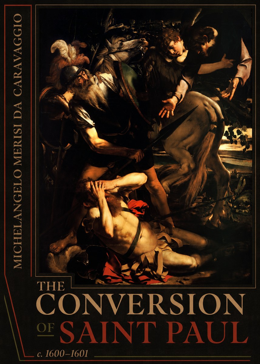 Michelangelo Merisi da Caravaggio The Conversion of Saint Paul No4 - Affiche