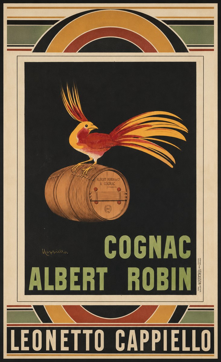 Leonetto Cappiello Cognac Albert Robin No4 - Affiche