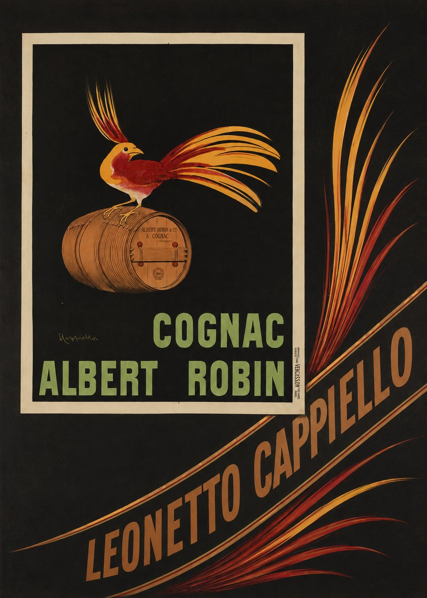 Leonetto Cappiello Cognac Albert Robin No5 - Affiche