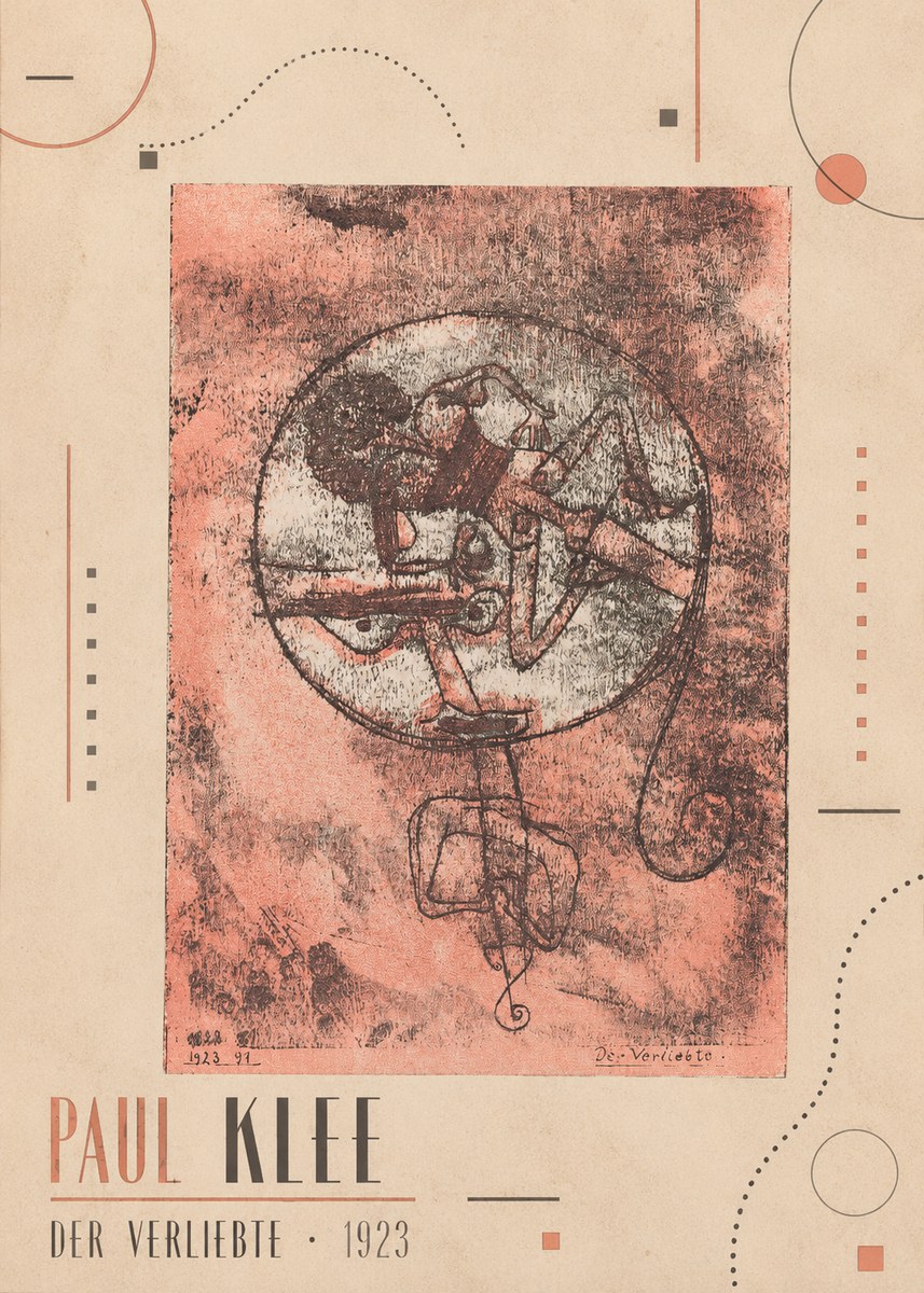 Paul Klee Der Verliebte II No2 - Affiche