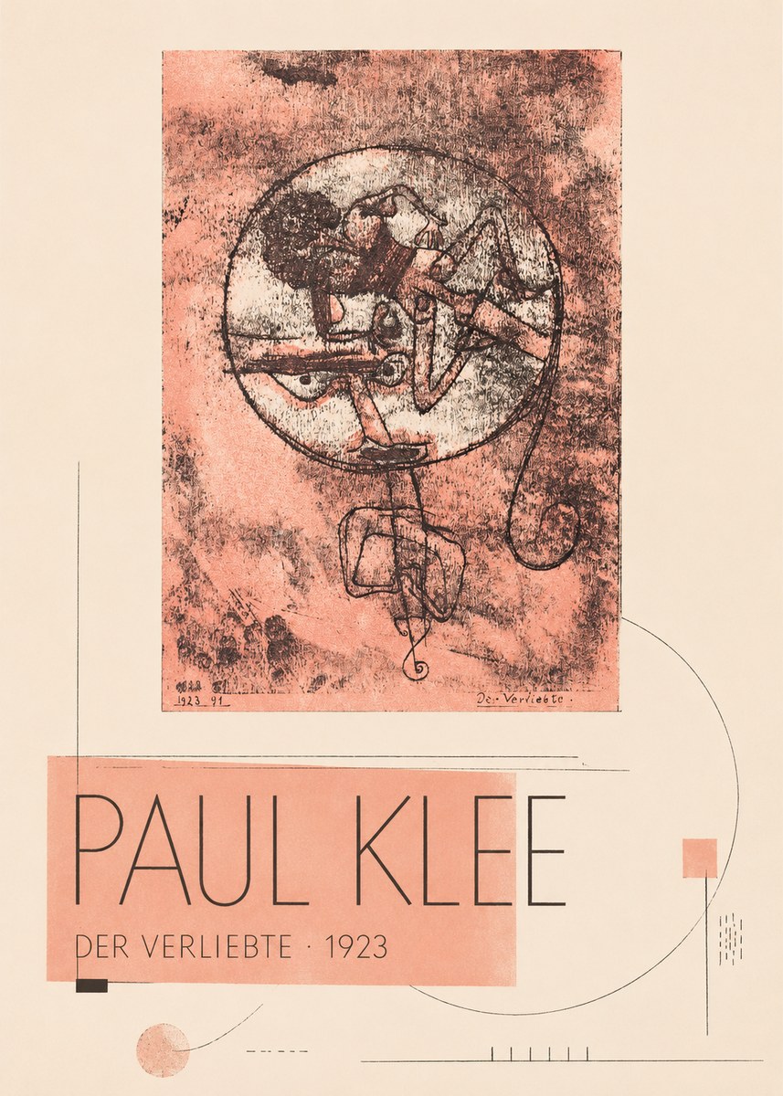Paul Klee Der Verliebte II No3 - Affiche