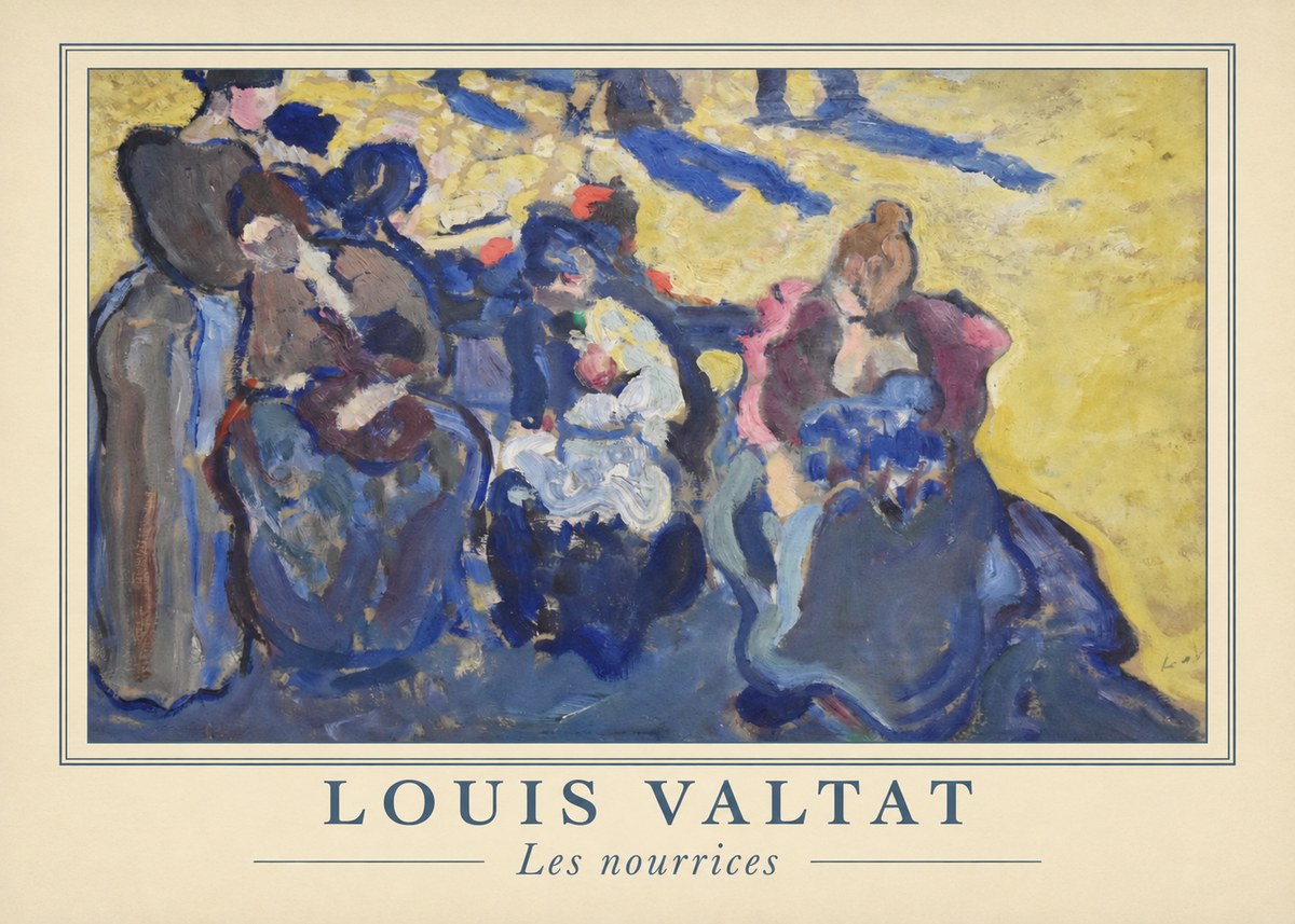 Louis Valtat Les Nourrices No3 - Affiche