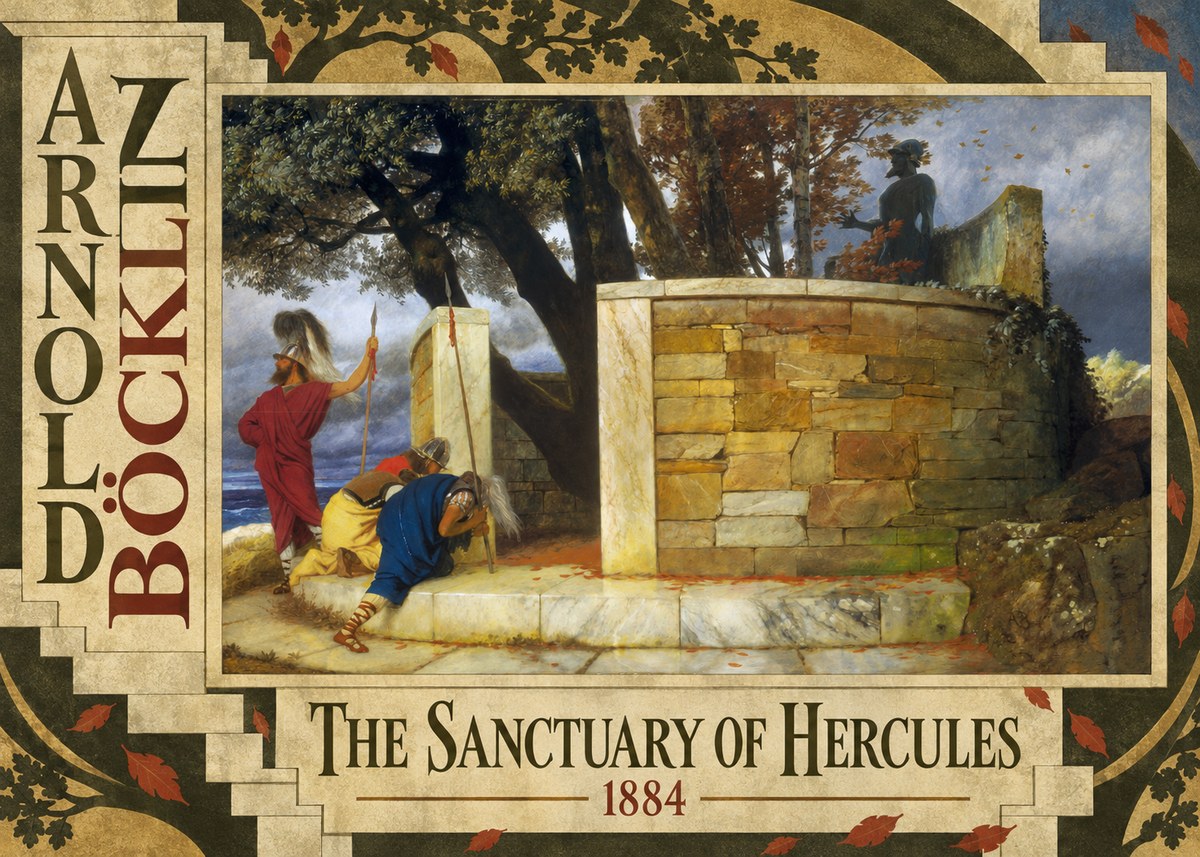 Arnold Böcklin The Sanctuary of Hercules No6 - Affiche