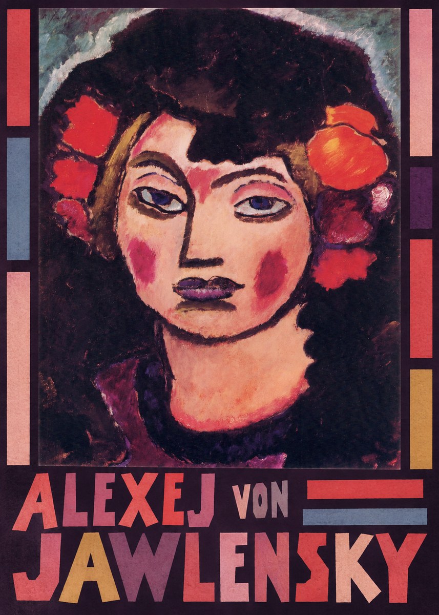 Alexej von Jawlensky Portrait of a Woman No1 - Affiche