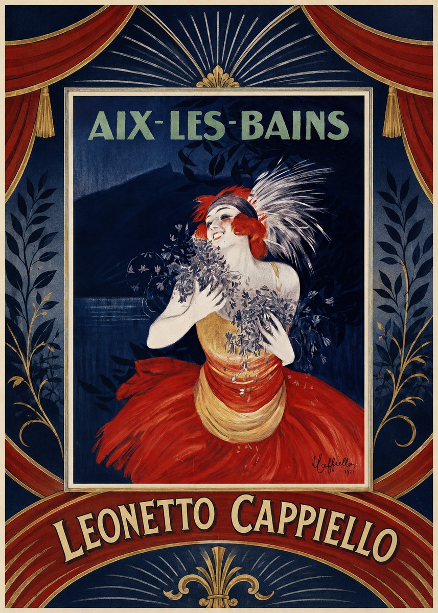 Leonetto Cappiello Aix-les-bains No6 - Affiche