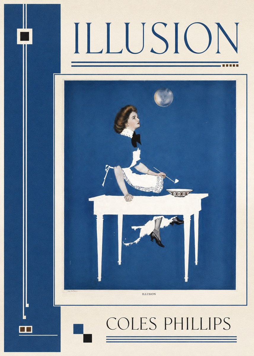 Coles Phillips Illusion No2 - Affiche