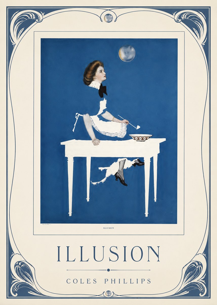 Coles Phillips Illusion No3 - Affiche