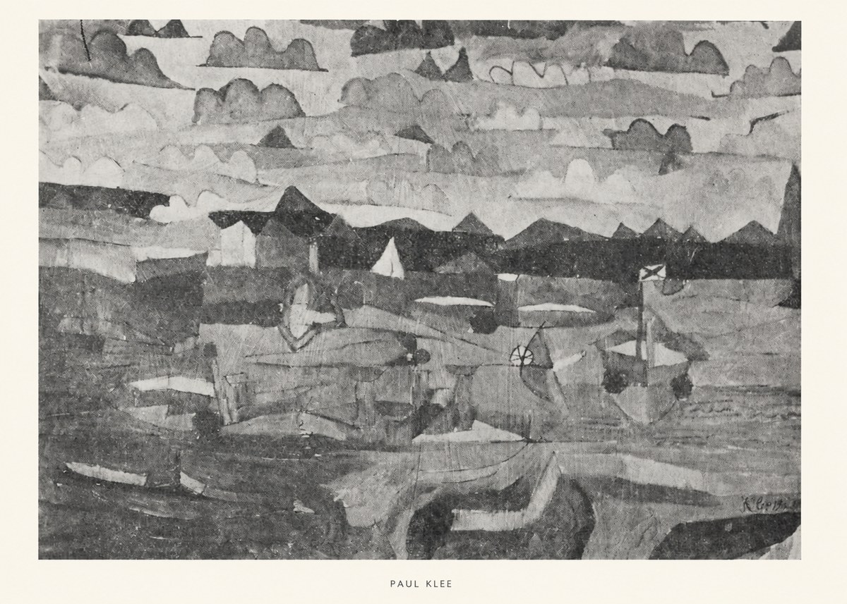 Paul Klee Coastal Landscape No6 - Affiche
