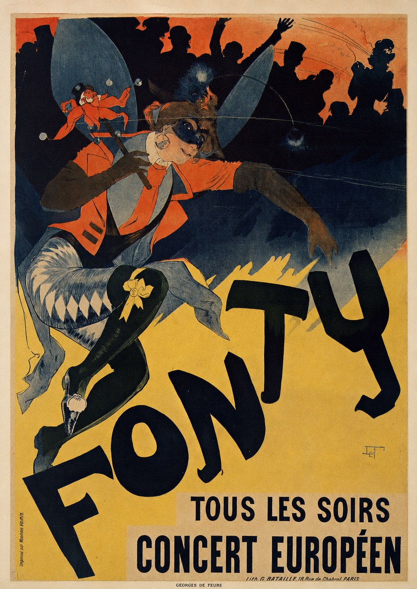 Georges de Feure Fonty II No6 - Affiche