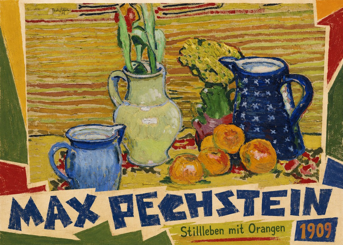 Max Pechstein Stillleben Mit Orangen No5 - Affiche