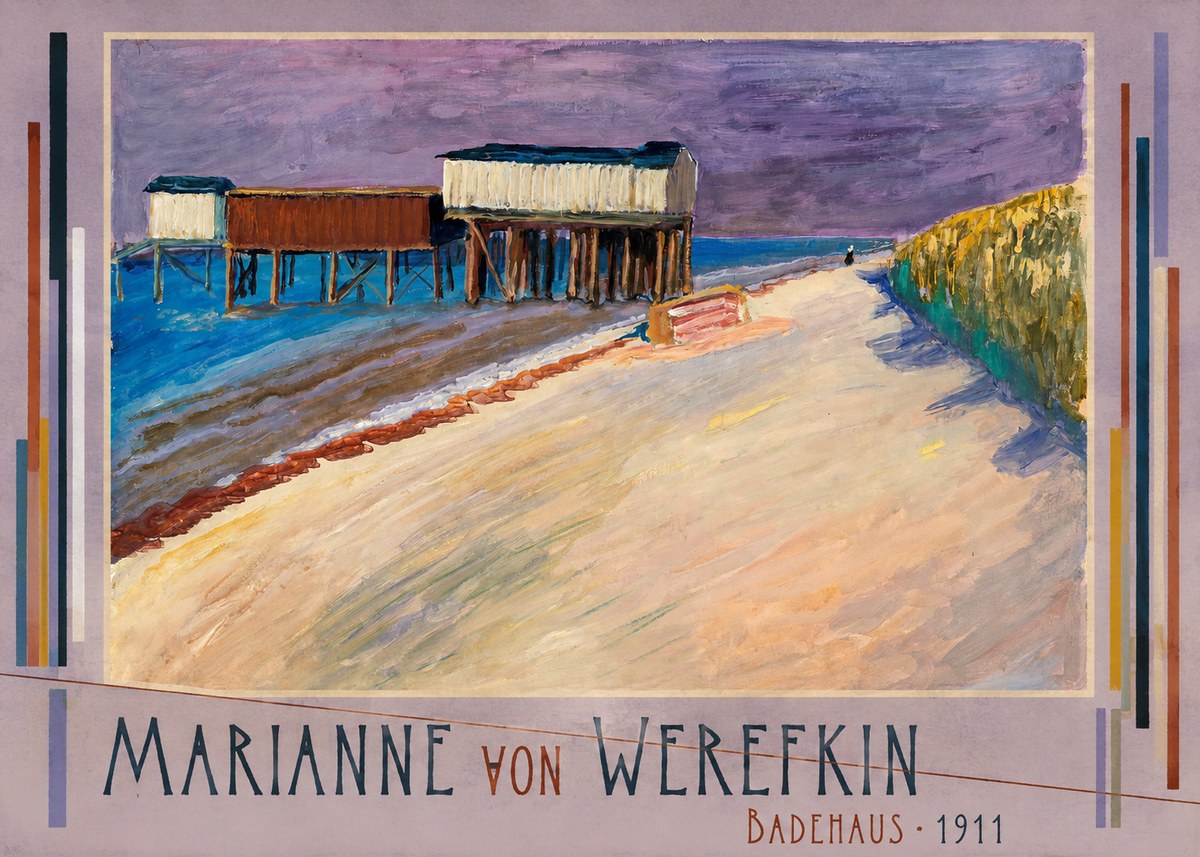 Marianne von Werefkin Badehaus No3 - Affiche