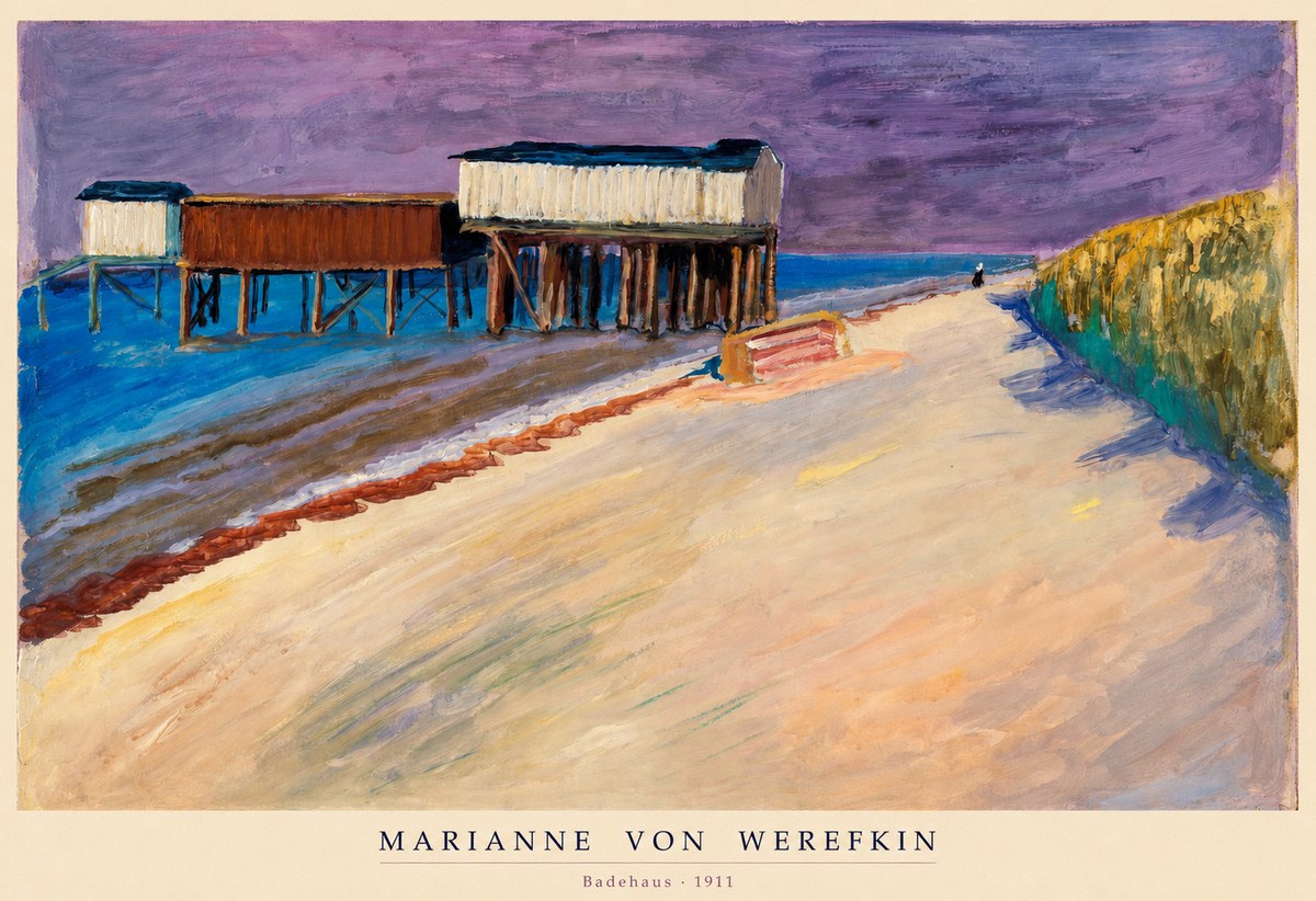 Marianne von Werefkin Badehaus No6 - Affiche