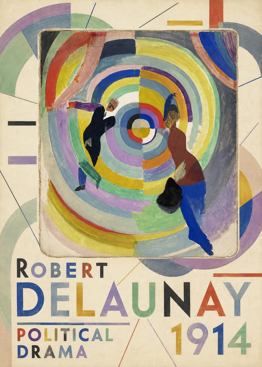 Robert Delaunay Political Drama No4 - Affiche