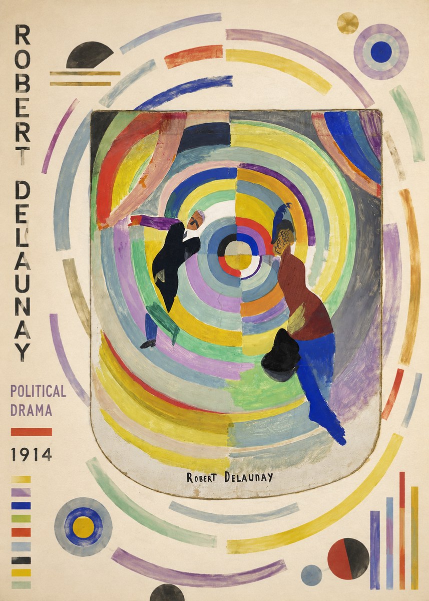 Robert Delaunay Political Drama No5 - Affiche
