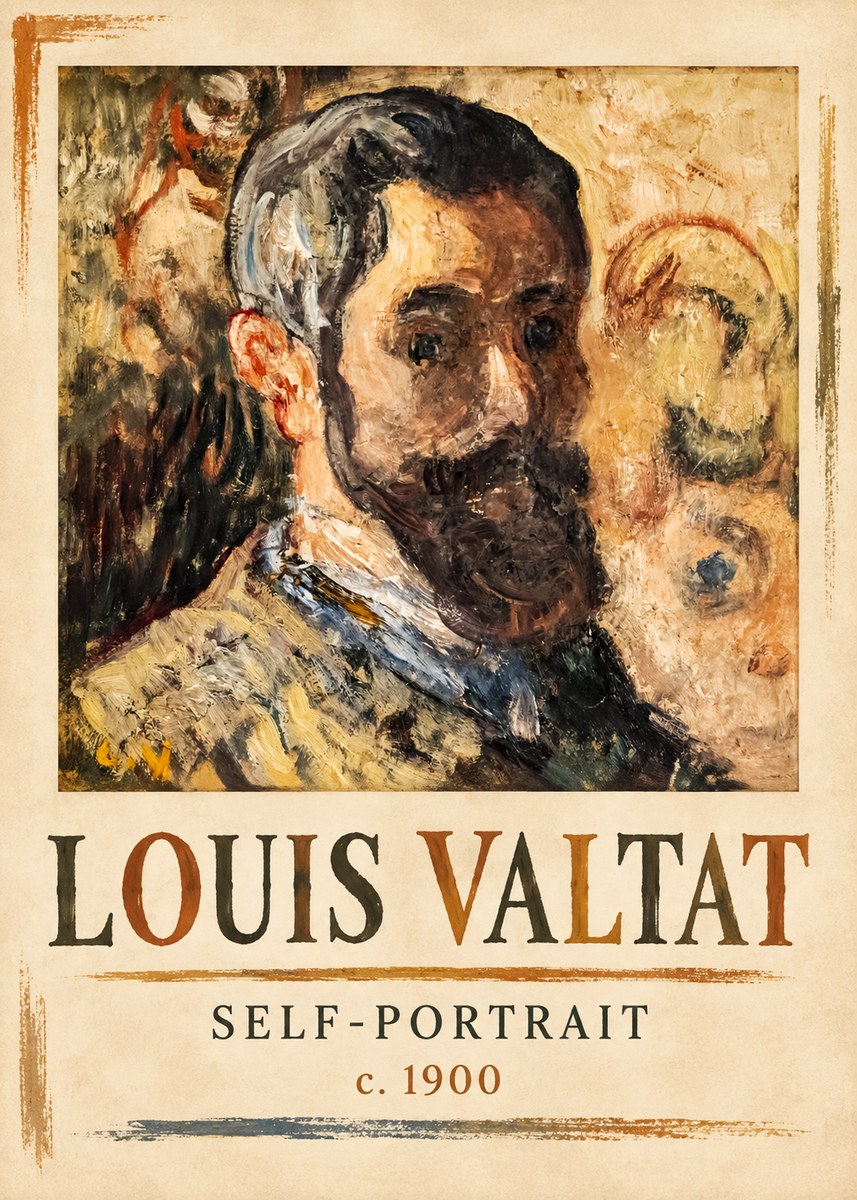 Louis Valtat Self-portrait No2 - Affiche