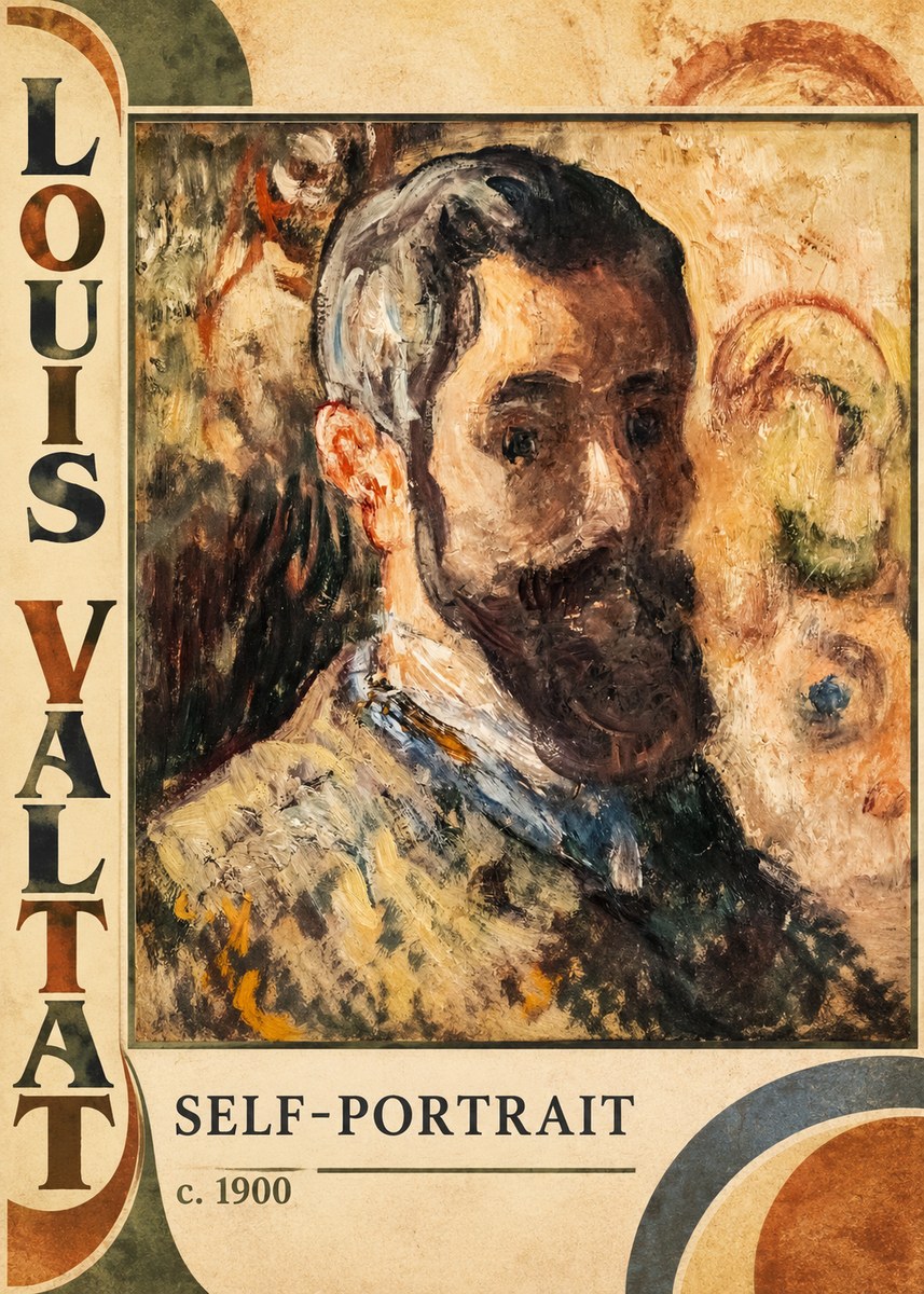 Louis Valtat Self-portrait No5 - Affiche