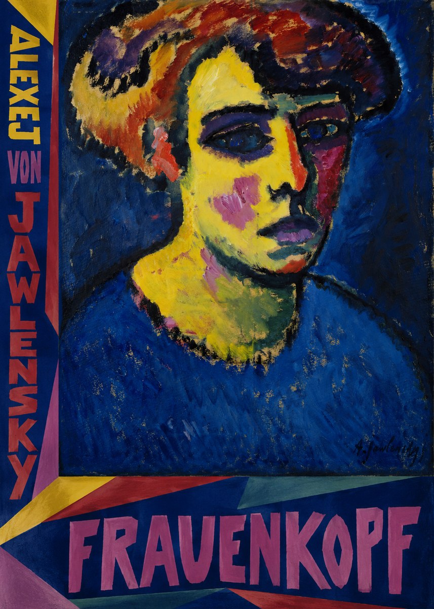 Alexej von Jawlensky Frauenkopf No3 - Affiche