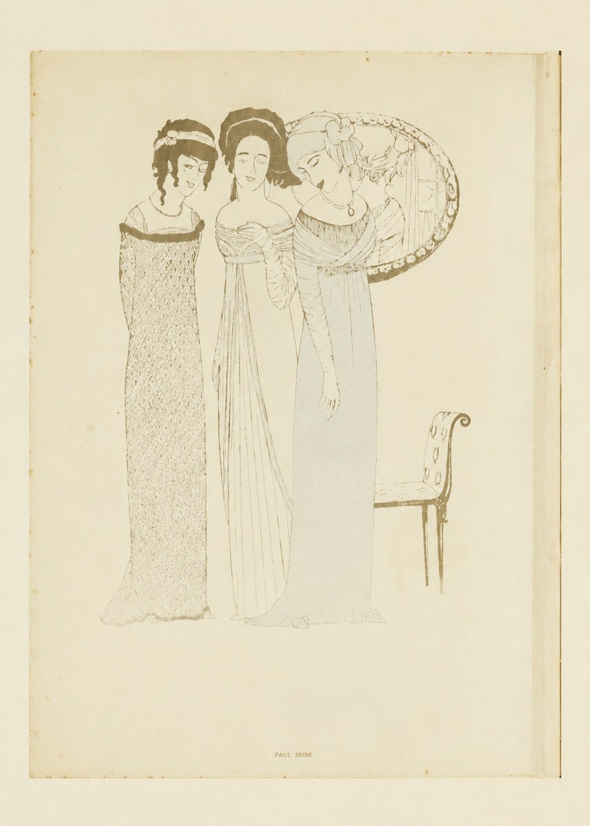 Paul Iribe Elegant Figures No5 - Affiche