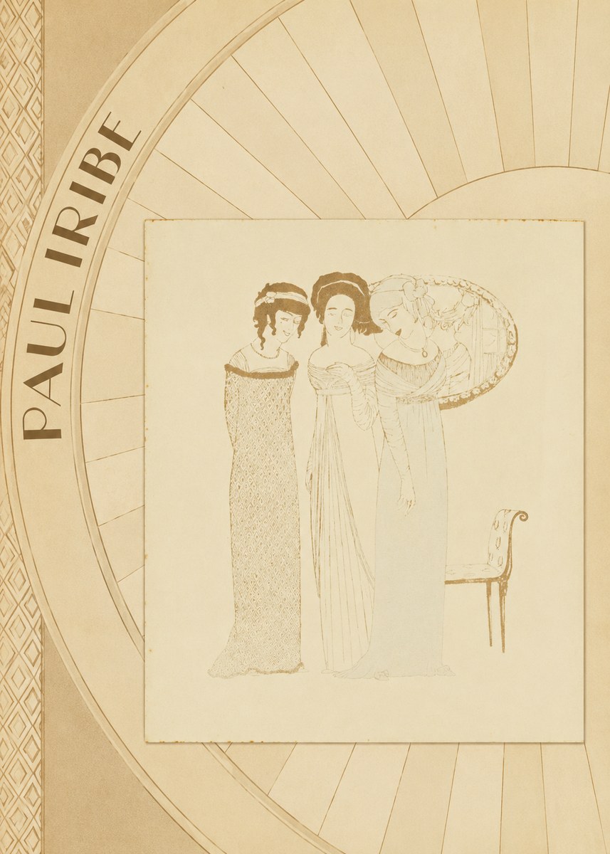 Paul Iribe Elegant Figures No6 - Affiche