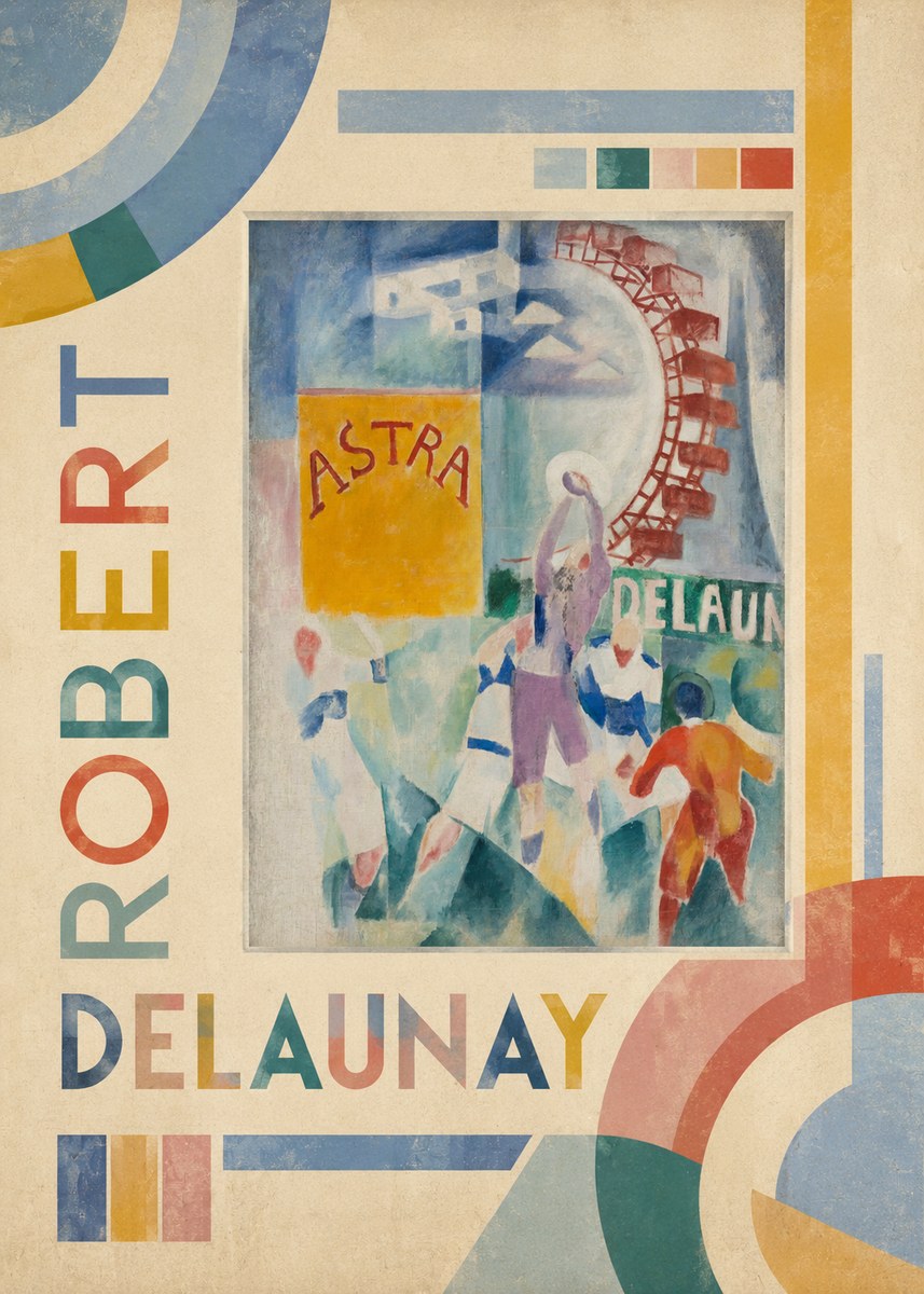Robert Delaunay Poster for Astra No2 - Affiche