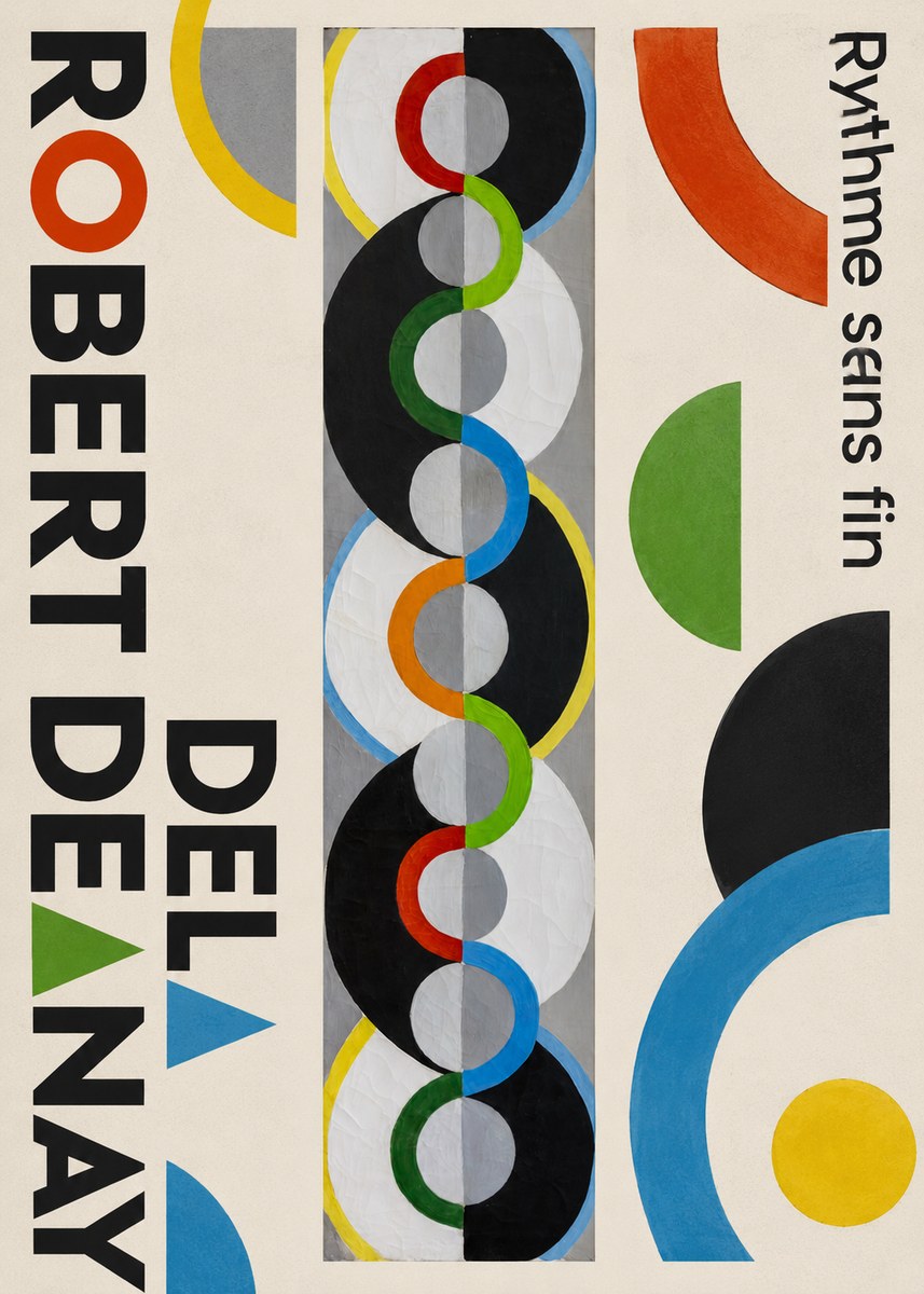 Robert Delaunay Rythme Sans Fin III No3 - Affiche