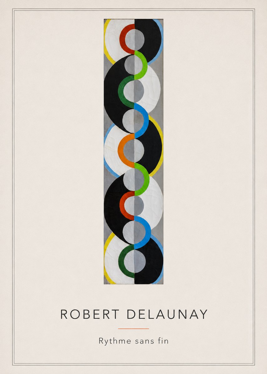 Robert Delaunay Rythme Sans Fin III No4 - Affiche