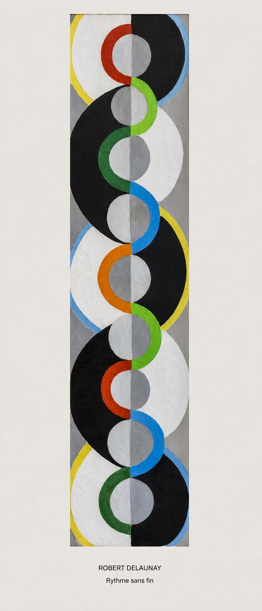 Robert Delaunay Rythme Sans Fin III No5 - Affiche