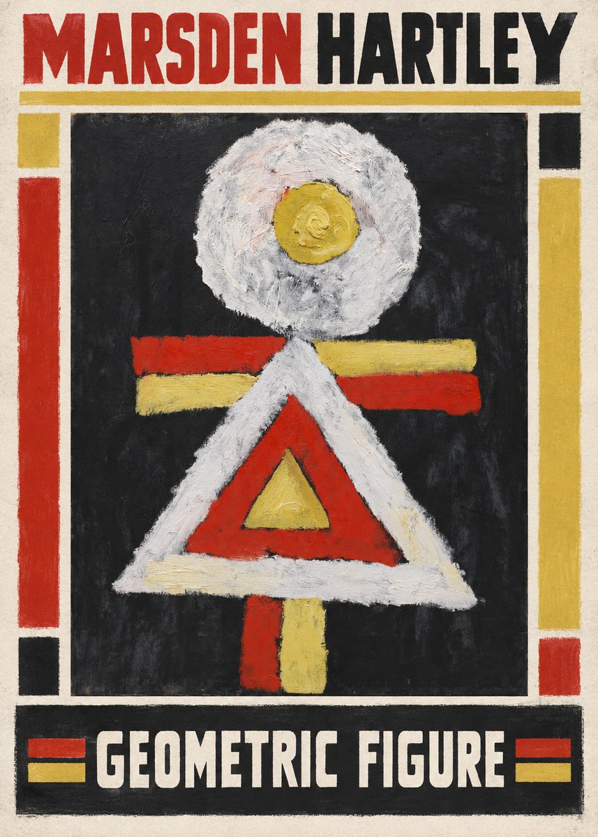 Marsden Hartley Geometric Figure No2 - Affiche